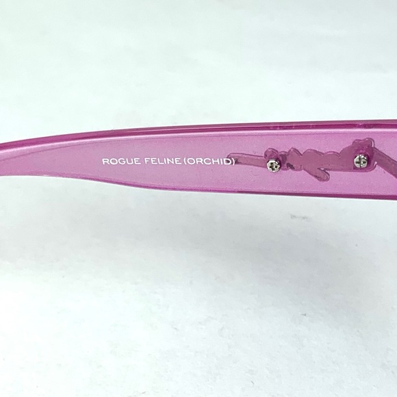 Rogue Eyewear Polarized sunglasses women / Feline Cat Eyes Purple New - Picture 5 of 6